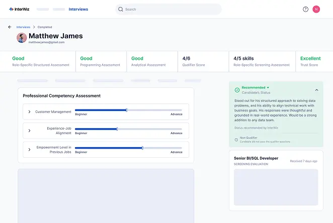 Review decision-ready results